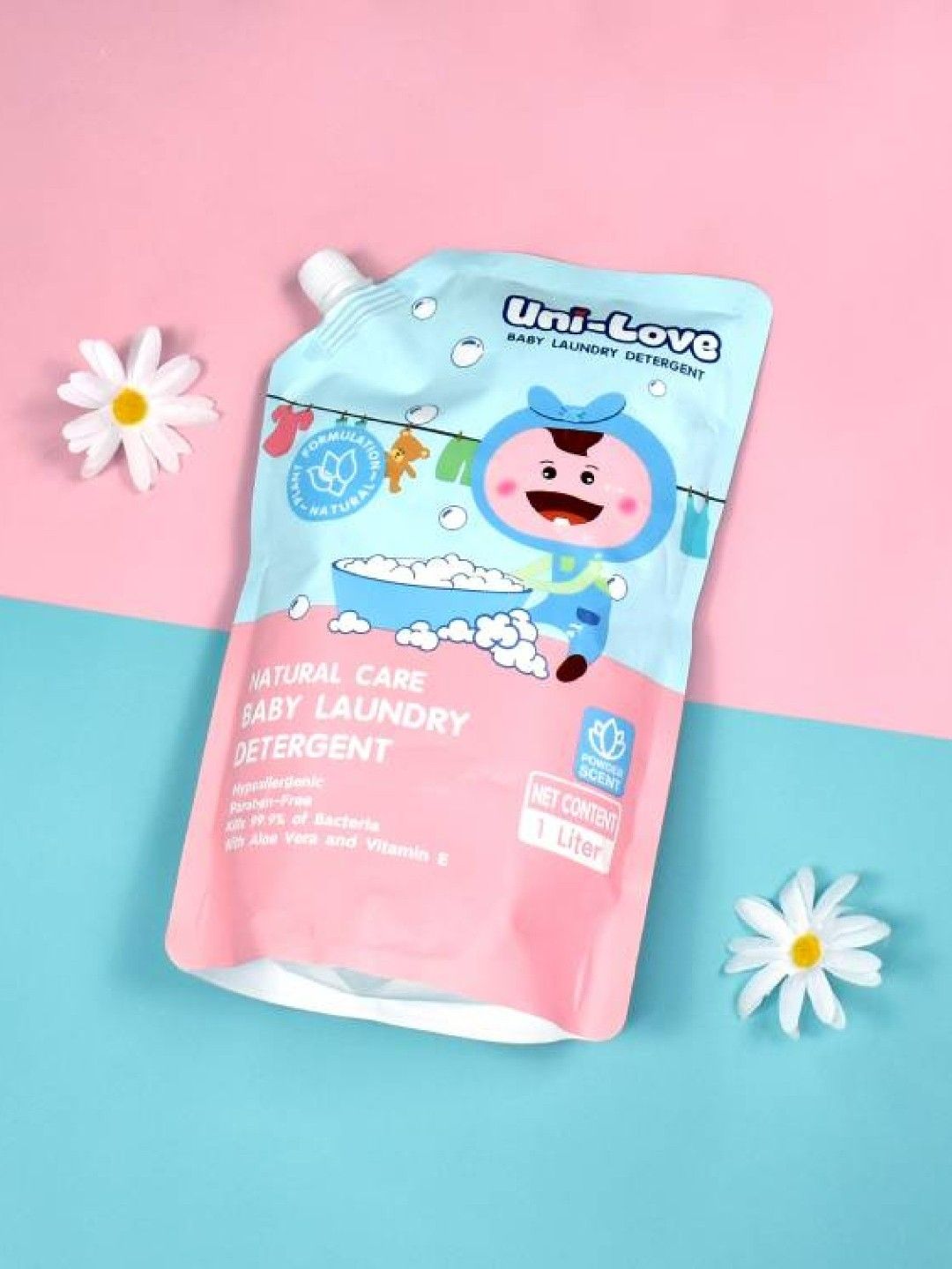 Unilove Baby Laundry Powder Scent Detergent 2Pac edamama